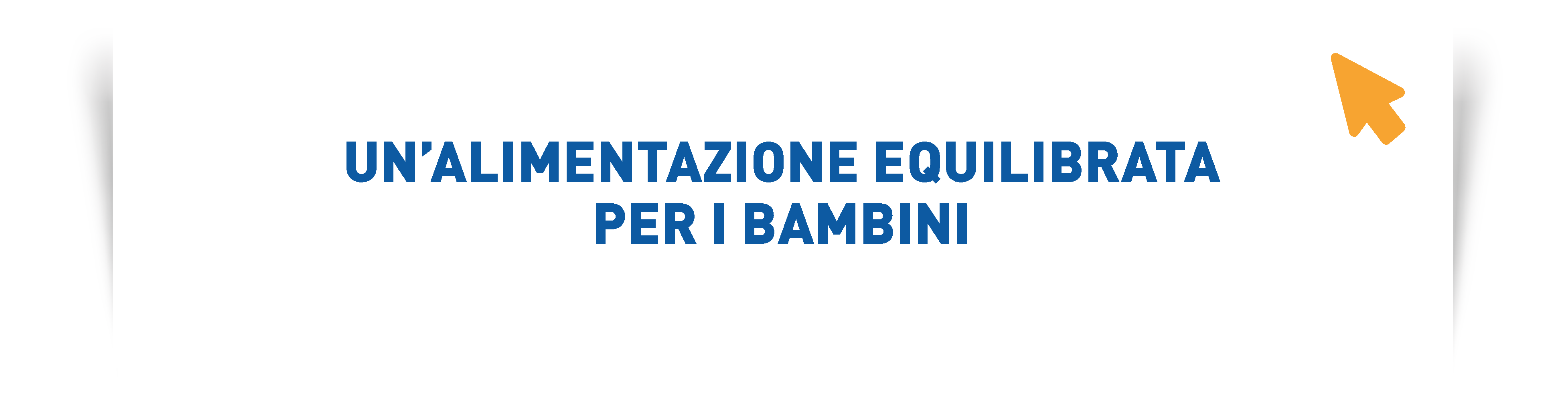 Alimentazione equilibrata per i bambini