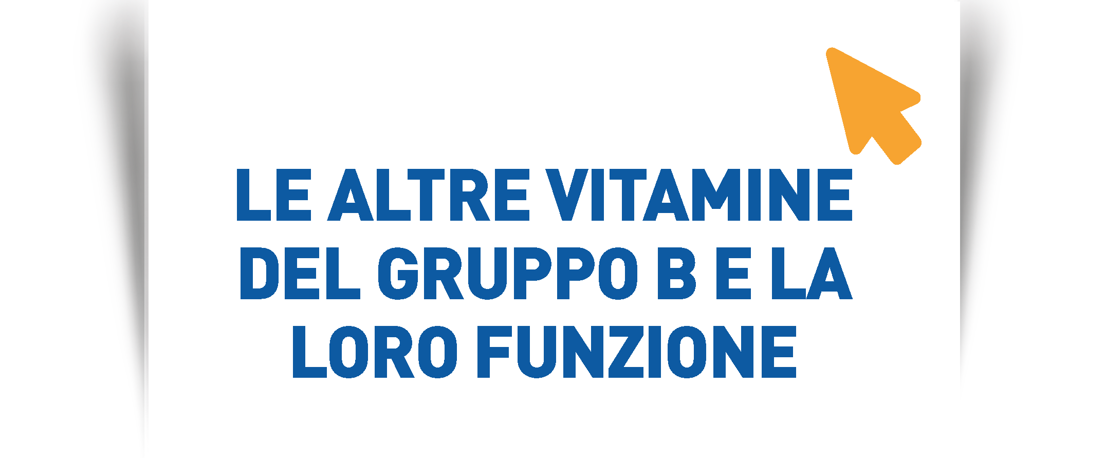 Le altre vitamine del.gruppo b e la loro funzione